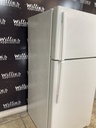 Ge Used Refrigerator Top and Bottom 28x61 1/2” (White) 