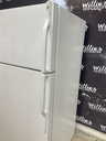 Ge Used Refrigerator Top and Bottom 28x61 1/2” (White) 