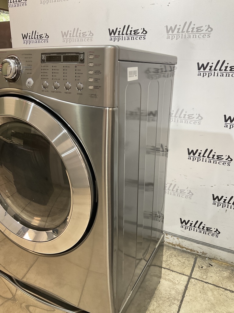 Lg Used Electric Dryer 27inches {3 prong} (Grey) 
