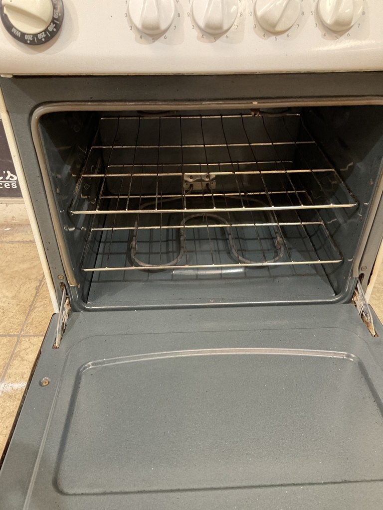 Hotpoint Used Electric Stove 220volts (40/50 AMP) 24inches {no cord} (White) 