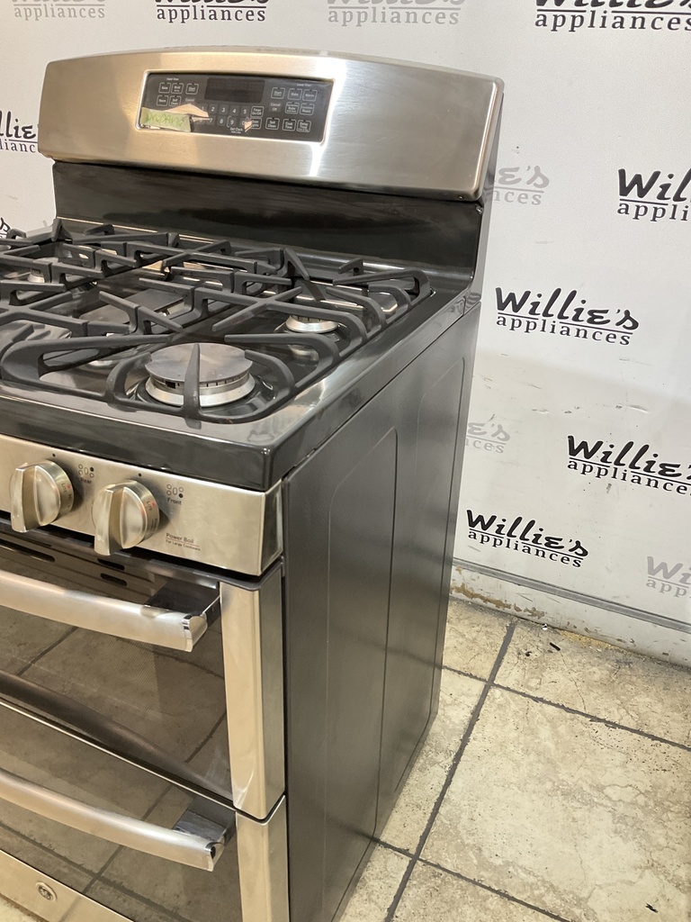 Ge Used Gas Propane Stove Double Oven 30inches (Stainless Steel) 