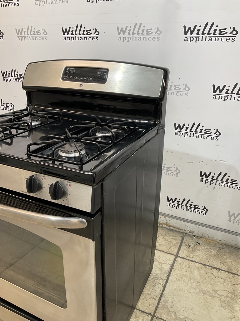 Ge Used Natural Gas Stove 30inches (Stainless Steel) 