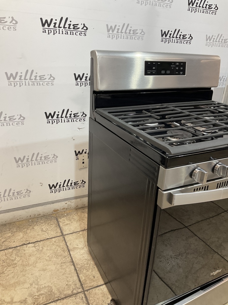 Whirlpool Used Natural Gas Stove 30inches (Stainless Steel) 