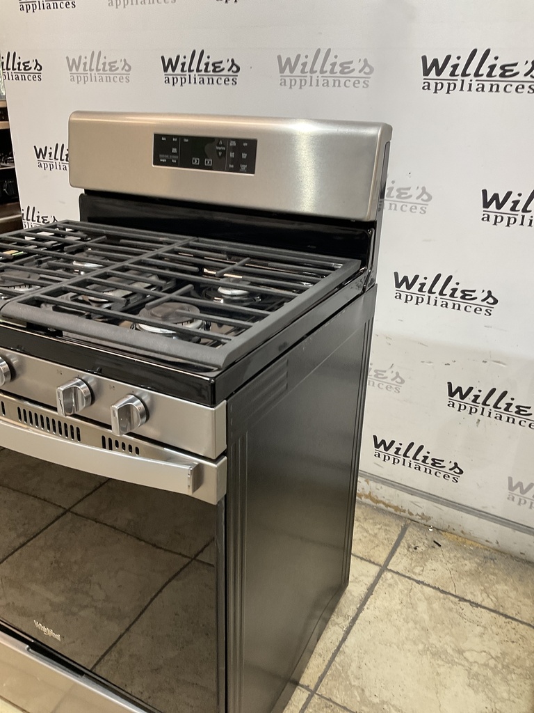 Whirlpool Used Natural Gas Stove 30inches (Stainless Steel) 