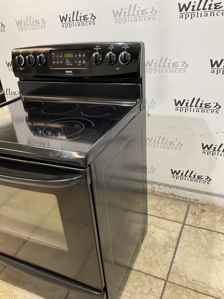 Kenmore Used Electric Stove 30inches {3 prong} (Black) 