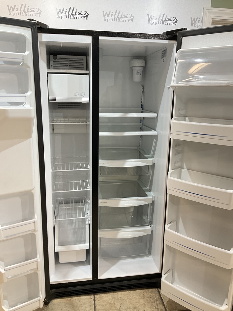 Ge Used Refrigerator Side by Side 34x67 1/2” (Stainless Steel) 