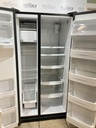 Ge Used Refrigerator Side by Side 34x67 1/2” (Stainless Steel) 