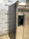 Ge Used Refrigerator Side by Side 34x67 1/2” (Stainless Steel) 