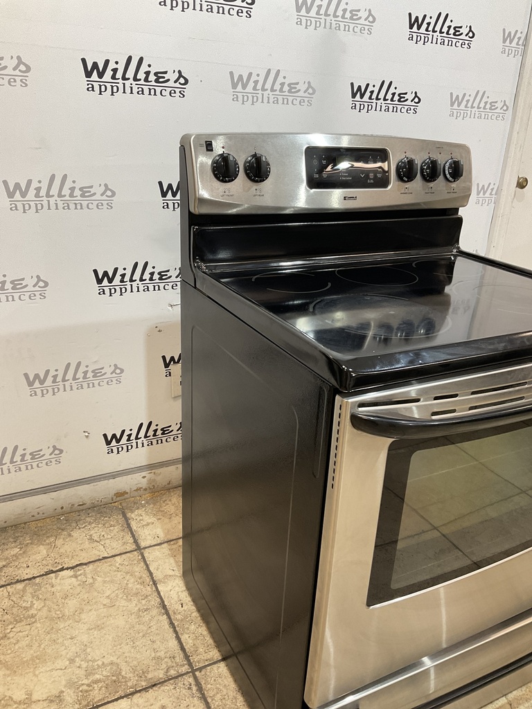 Kenmore Used Electric Stove 30inches {3 prong} (Stainless Steel) 