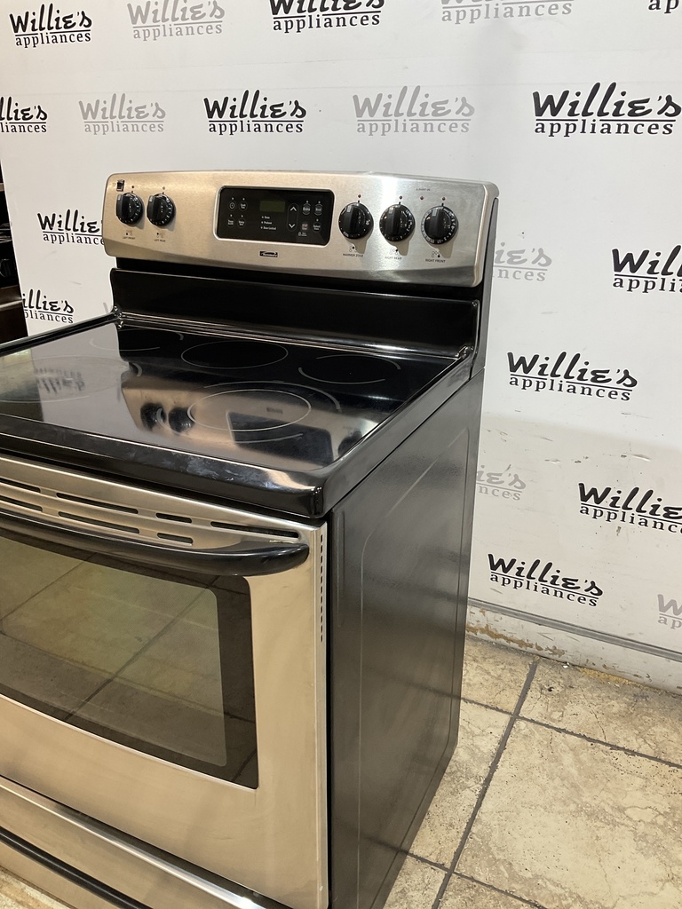 Kenmore Used Electric Stove 30inches {3 prong} (Stainless Steel) 