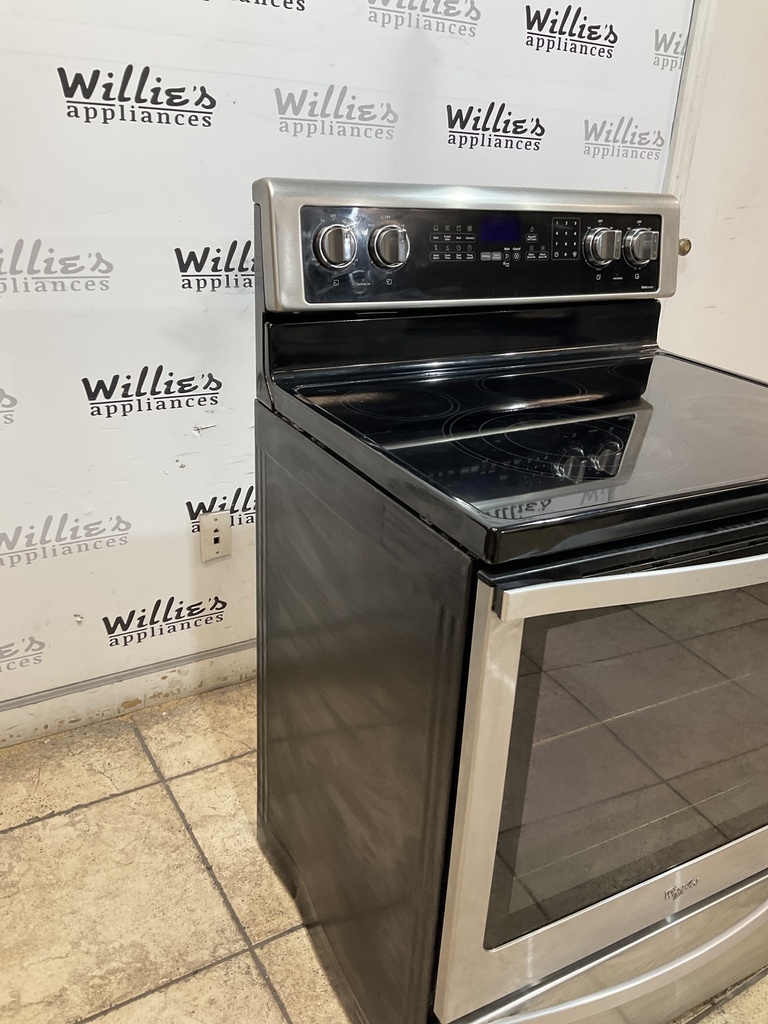 Whirlpool Used Electric Stove 30inches {no cord} (Stainless Steel) 