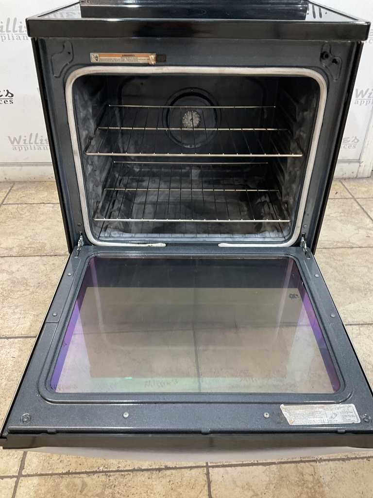 Whirlpool Used Electric Stove 30inches {no cord} (Stainless Steel) 
