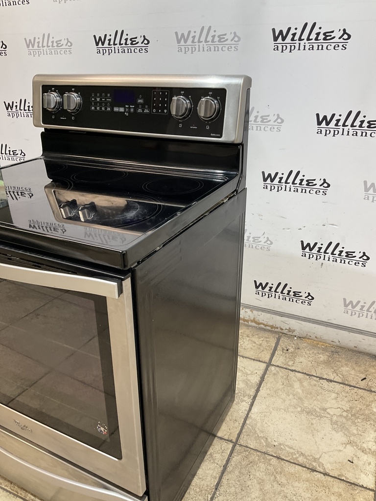 Whirlpool Used Electric Stove 30inches {no cord} (Stainless Steel) 