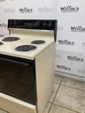 Hotpoint Used Electric Stove 220volts (40/50 AMP) 30inches {no cord} (Bisque/Black)