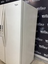 Whirlpool Used refrigerator Side by Side 33x67 1/2” (Bisque) 