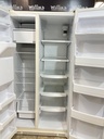 Ge Used Refrigerator Side by Side 36x69 1/2” (Bisque) 