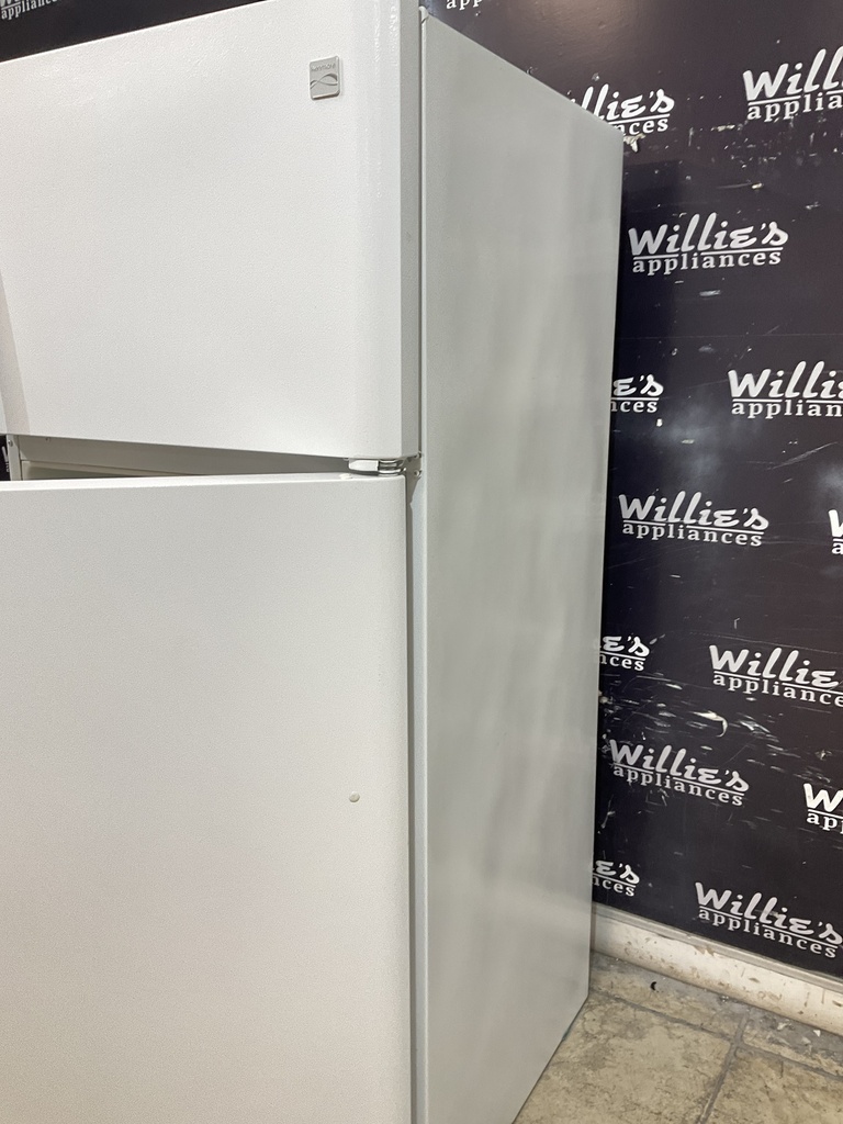 Kenmore Used Refrigerator Top and Bottom 30x66