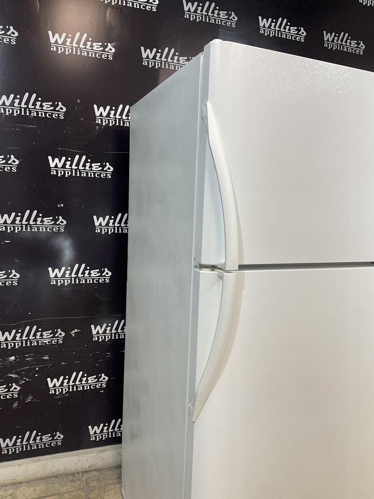 Frigidaire Used Refrigerator Top and Bottom 30x69 (White) 