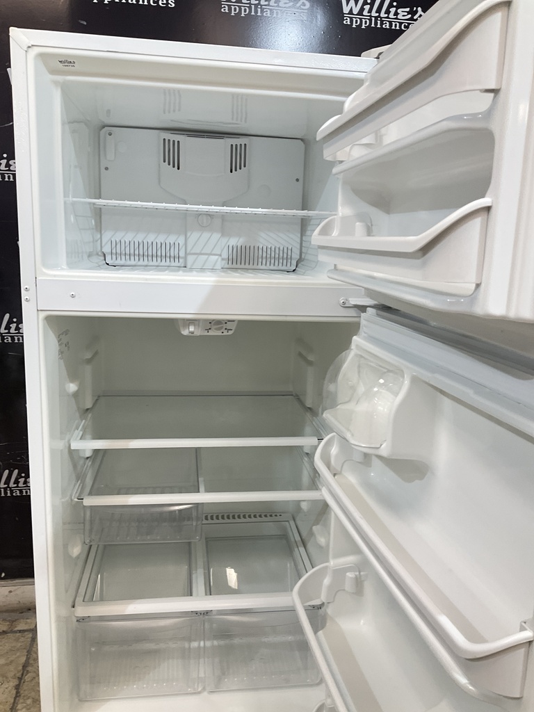 Frigidaire Used Refrigerator Top and Bottom 30x66 (white) 