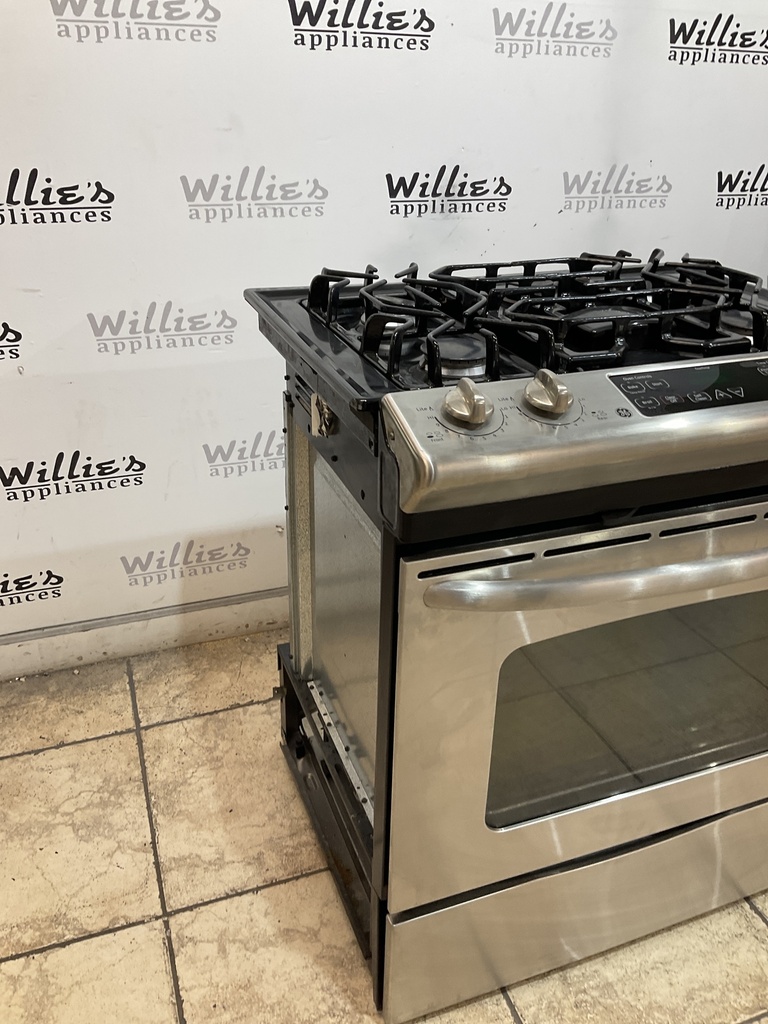 Ge Used Natural Gas Stove 30inches (Stainless Steel) 