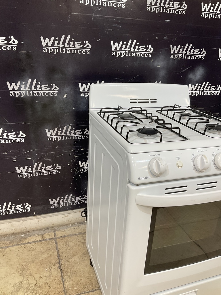 Hotpoint Used Natural Gas Stove 24inches (White)