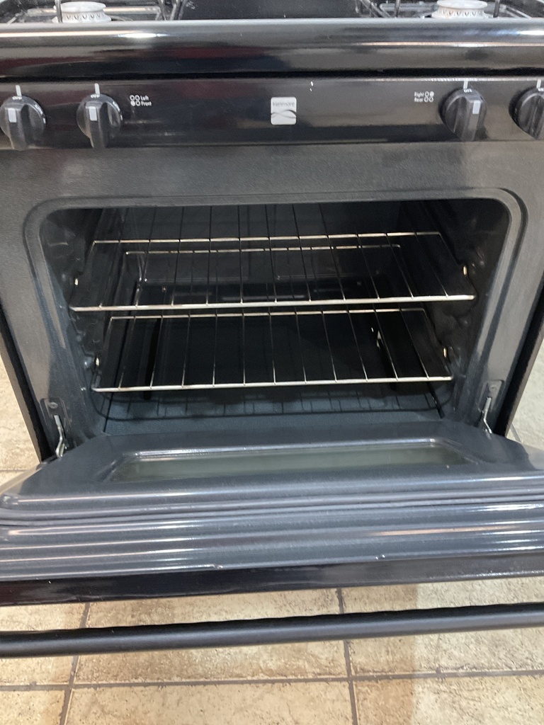 Kenmore Used Natural Gas Stove 30inches (black)