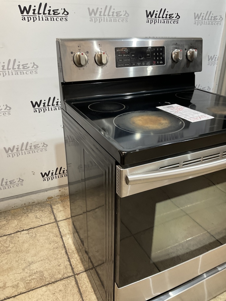 Samsung Used Electric Stove 220volts (40/50 AMP) 30inches {3 prong} (Stainless Steel) 