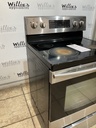 Samsung Used Electric Stove 220volts (40/50 AMP) 30inches {3 prong} (Stainless Steel) 