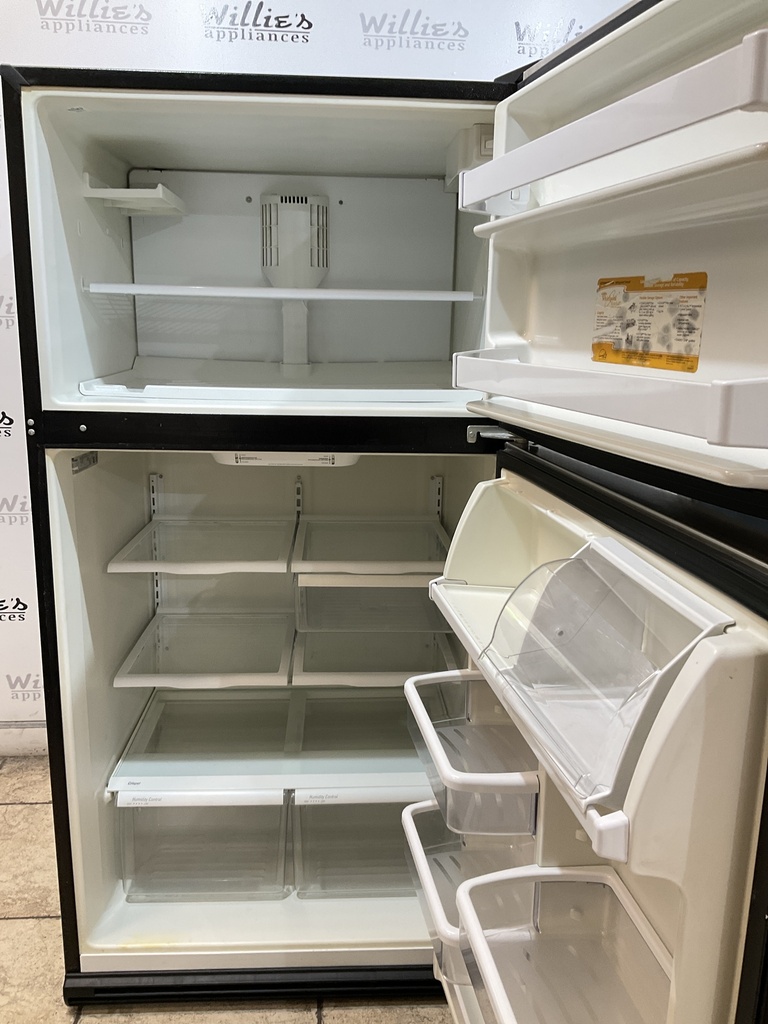 Whirlpool Used Refrigerator Top and Bottom 33x65 1/2” (stainless steel)