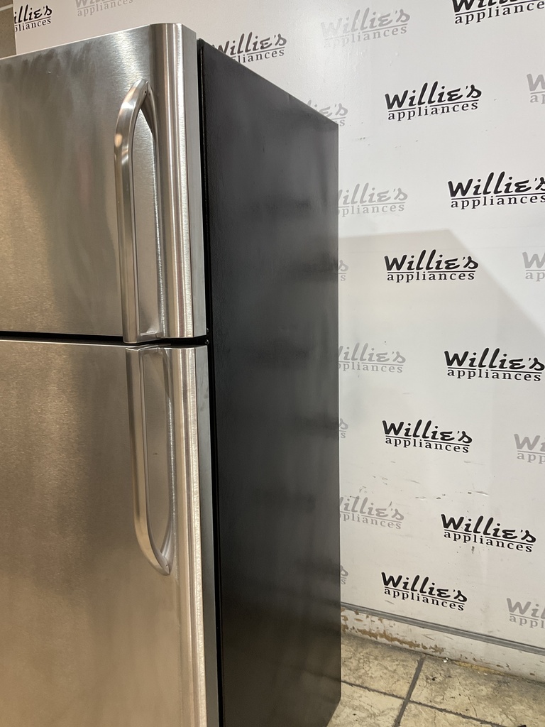 Frigidaire Used Refrigerator Top and Bottom 30x66 (stainless steel) 