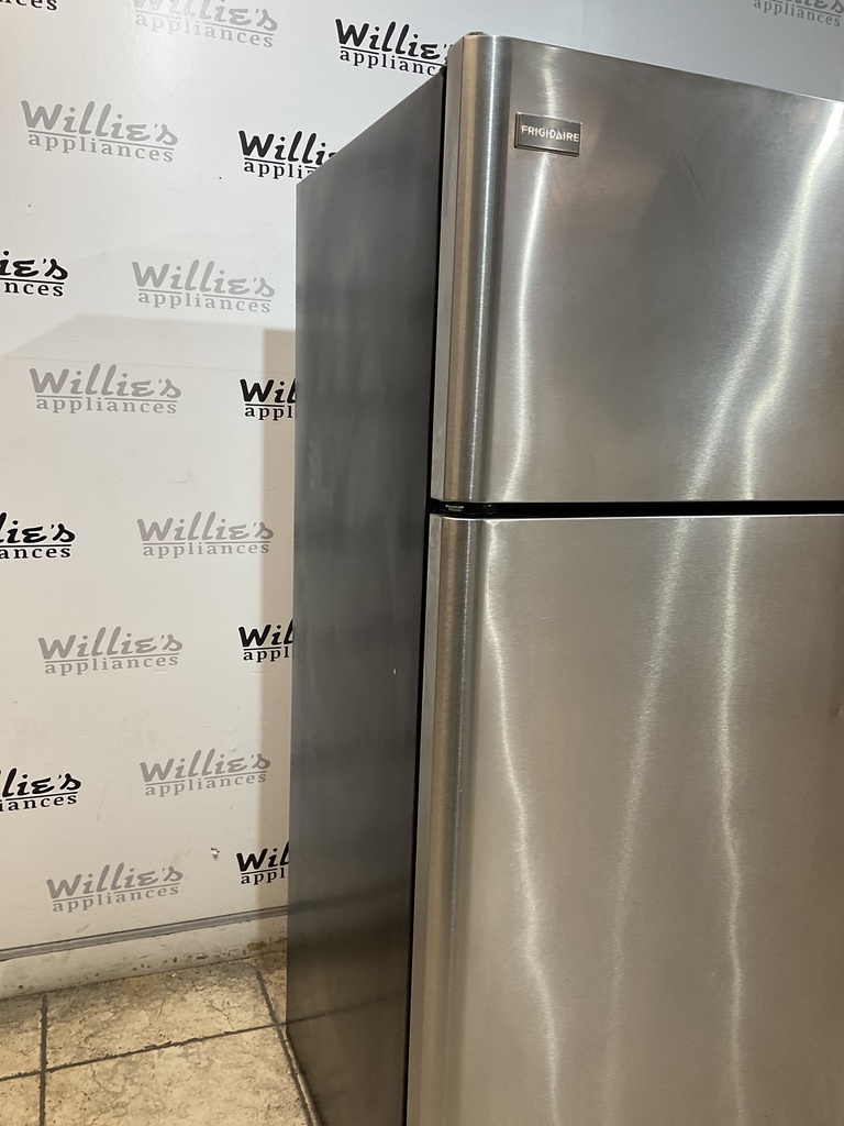 Frigidaire Used Refrigerator Top and Bottom 30x66 (Stainless Steel) 
