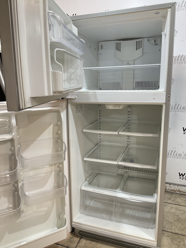 Frigidaire Used Refrigerator Top and Bottom 30x69 (Stainless Steel) 