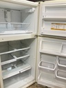 Whirlpool Used Refrigerator Top and Bottom 30x66 (bisque) 