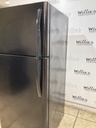 Frigidaire Used Refrigerator Top and Bottom 30x66 (Black) 