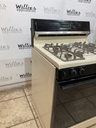 Hotpoint Used Natural Gas Stove 30inches (Bisque/black) 