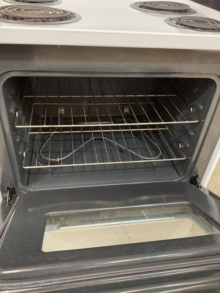 Frigidaire Used Electric Stove 220volts (40/50 AMP) 30inches {4 prong} (white) 