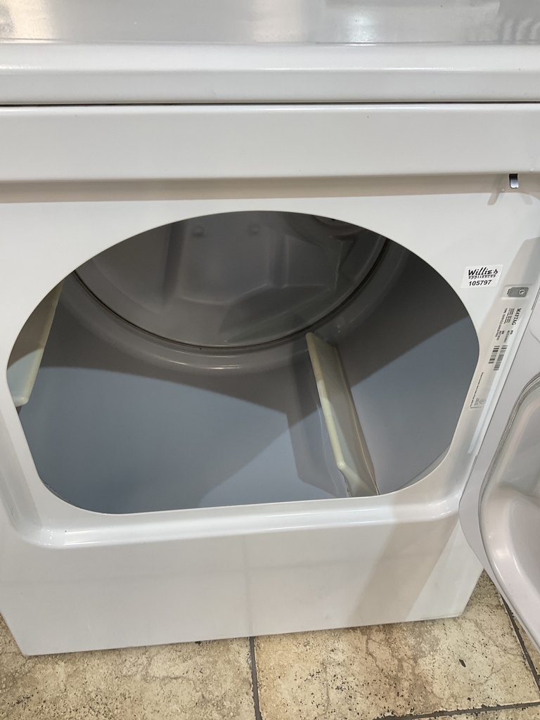 Maytag Used Electric Dryer 220volts (30 AMP) 29inches {no cord} (White) 