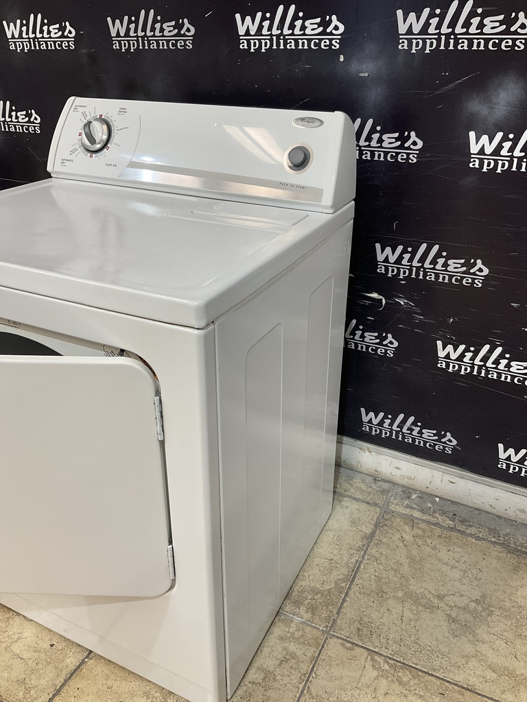 Whirlpool Used Electric Dryer 220volts (30 AMP) 29inches {4 prong} (White) 