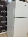 Hotpoint Used Refrigerator Top and Bottom 28x61 1/2” (White) 