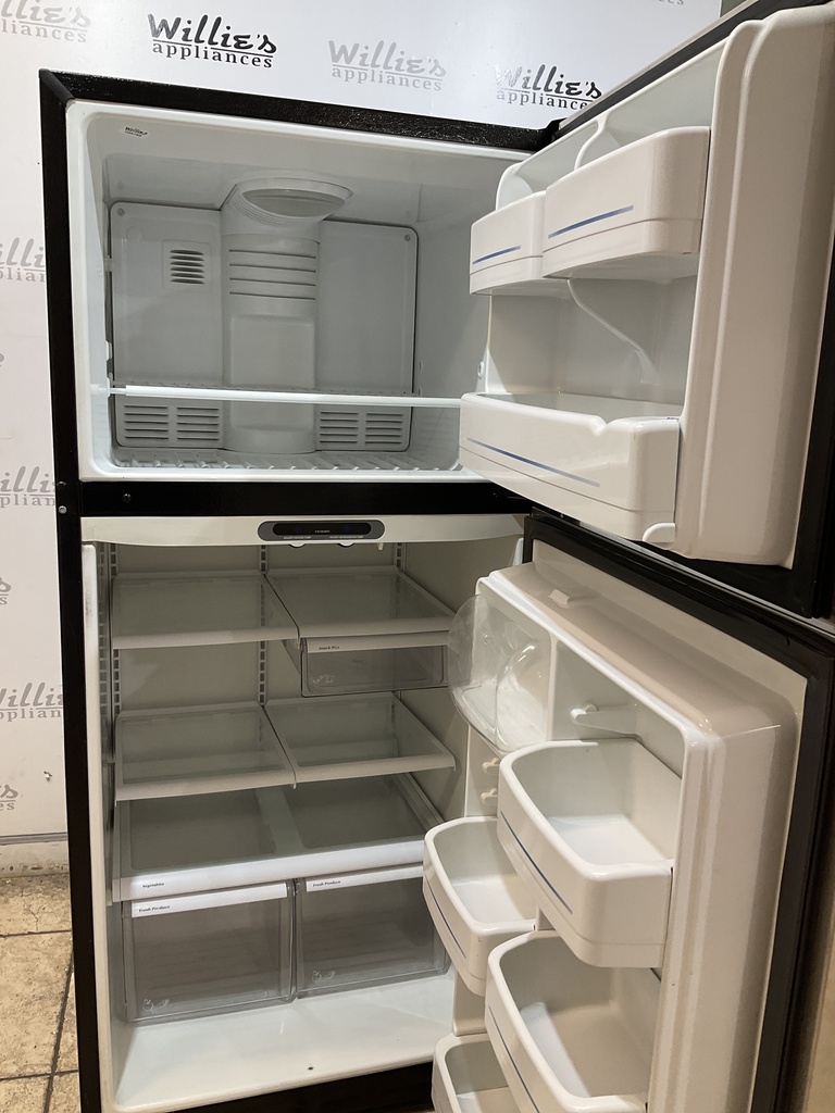 Ge Used Refrigerator Top and Bottom 30x67 (Stainless Steel) 