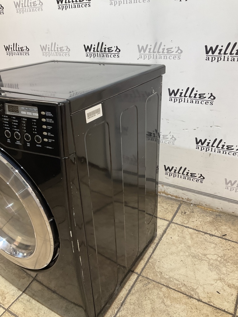 Lg Used Electric Dryer 220volts (30 AMP) 27inches {no cord} (Black)