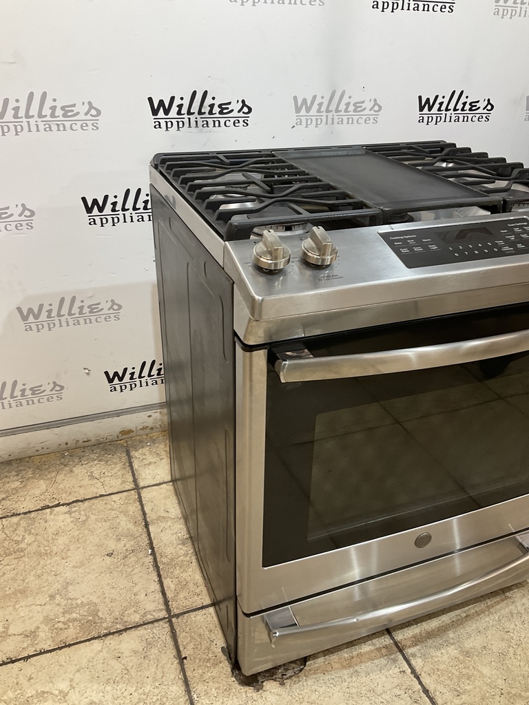 Ge Used Natural Gas Stove 30inches (stainless steel) 