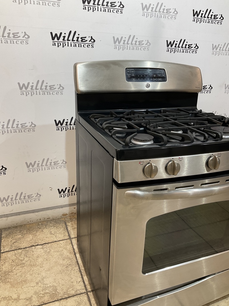 Ge Used Natural Gas Stove 30inches (Stainless Steel) 