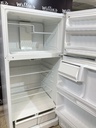 Hotpoint Used Refrigerator Top and Bottom 28x61 1/2” (White) 