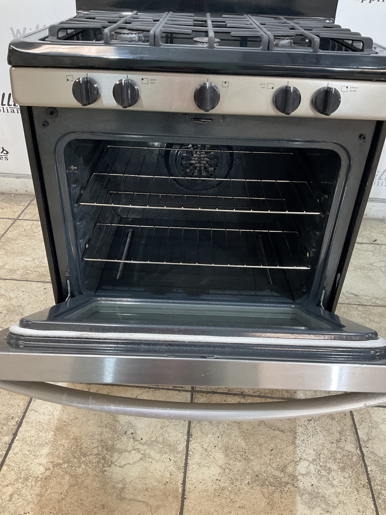 Frigidaire Used Natural Gas Stove 30inches (Stainless Steel) 