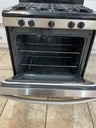 Frigidaire Used Natural Gas Stove 30inches (Stainless Steel) 