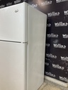 Ge Used Refrigerator Top and Bottom 33x67 1/2” (White) 