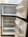 Whirlpool Used Refrigerator Top and Bottom 33 1/2” x 66 1/2” (Black) 