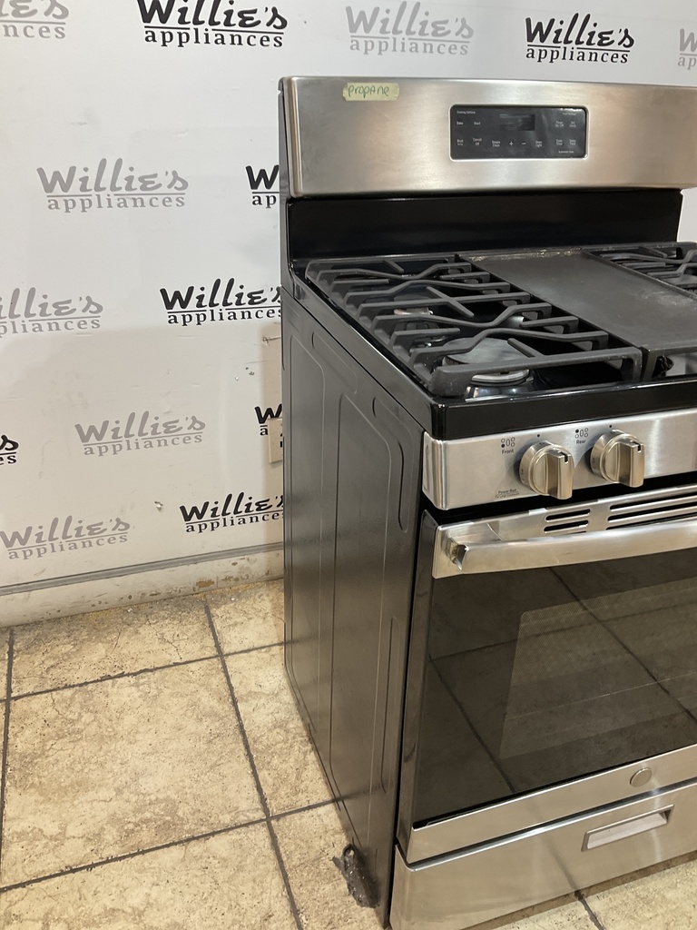 Ge Used Gas Propane Stove 30inches (Stainless Steel) 