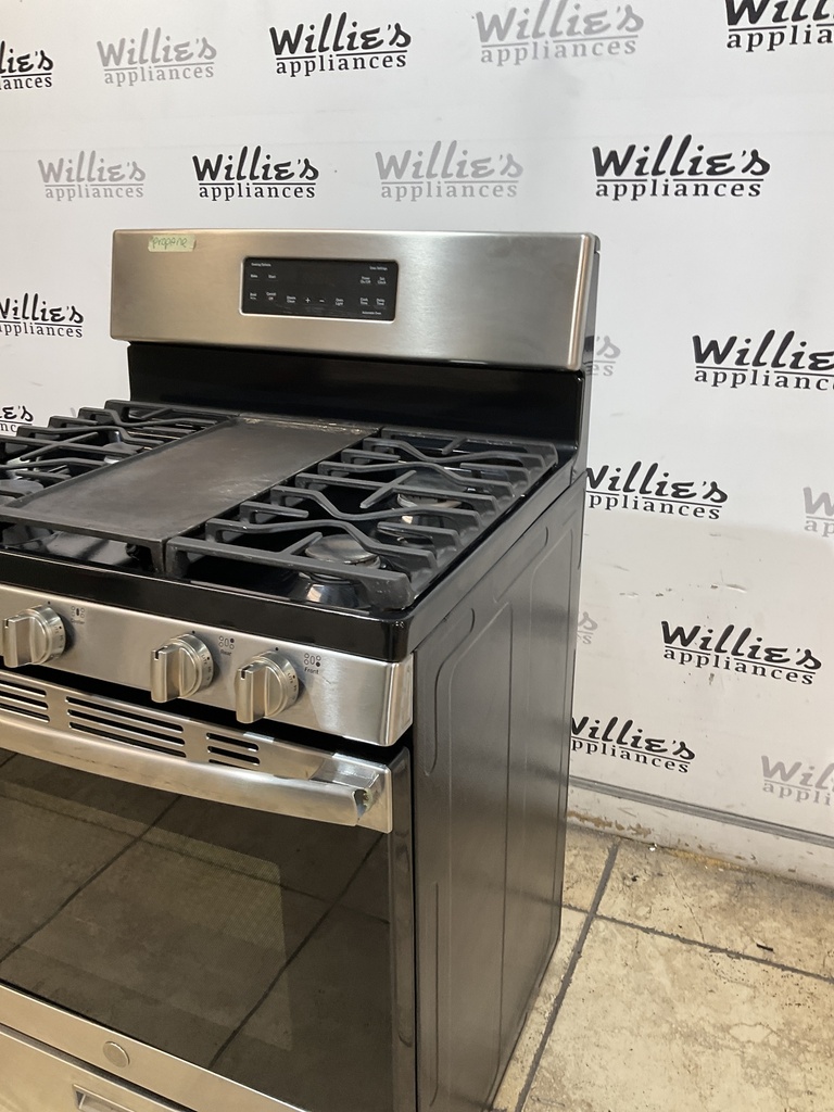 Ge Used Gas Propane Stove 30inches (Stainless Steel) 